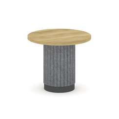 Felto Стол журнальный круглый D=600 PR.C.SPRG-008.D Дуб Винченцо/Металл Антрацит/Морская Галька 600*