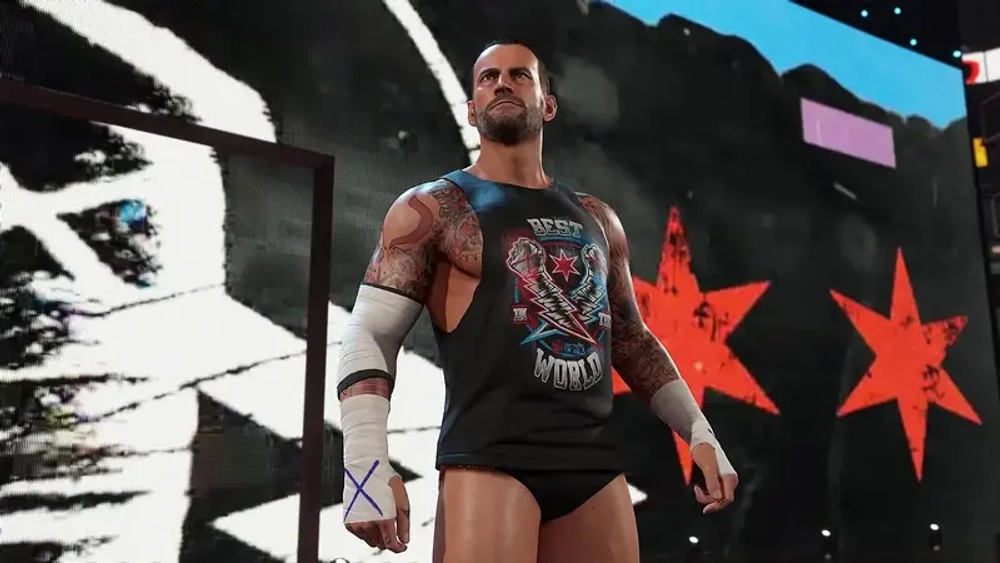 WWE 2K25 (диск для PS4, полностью на английском языке)