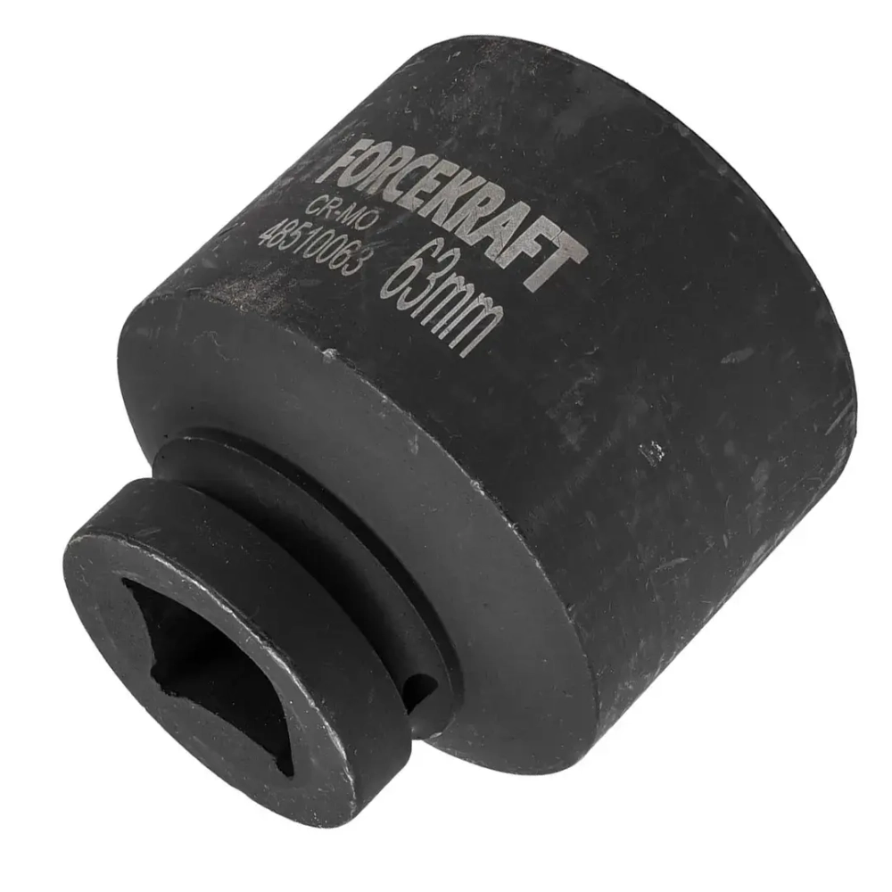 Головка ударная глубокая 1'', 63мм (6гр) FORCEKRAFT FK-48510063