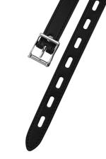 Красный кляп-шар на черных ремешках (Цвет: красный с черным)