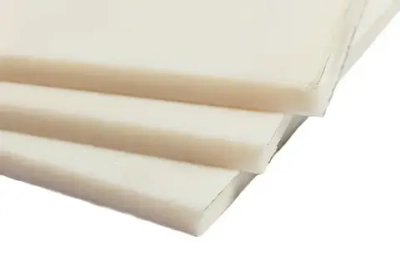 Капролон белый ПА-6 лист толщина 12 мм 80х80 мм