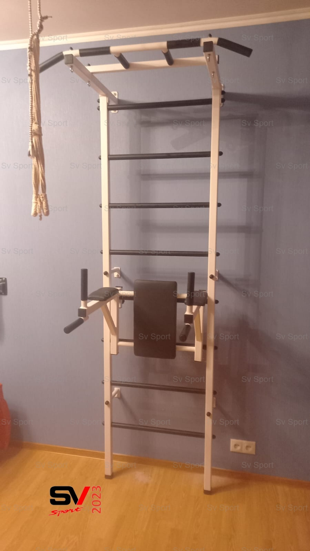 Монтаж шведской стенки Sv Sport в бетонные, кирпичные стены