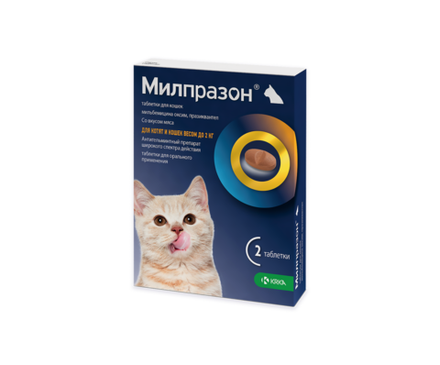 Милпразон для кошек