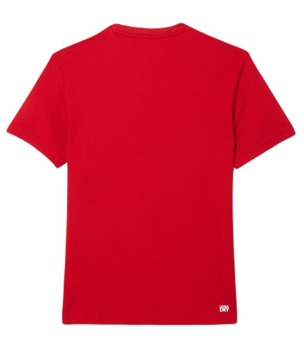 Мужская теннисная футболка Lacoste Tennis x Novak Djokovic - красный