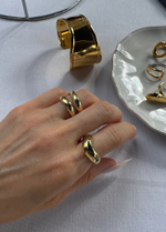 Кольцо двойное