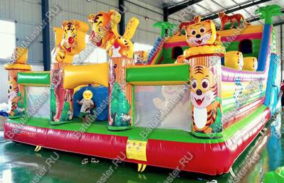 Коммерческий батут "Тигриная страна" 12*6*6 м