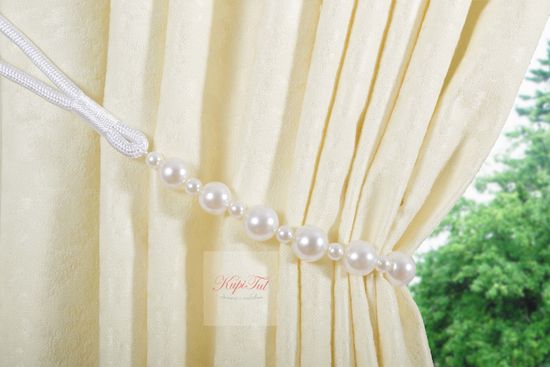 Комплект штор Луи (Cream). Шторы из стриженного бархата