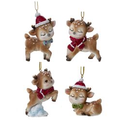 GAEM Изделие декоративное подвесное "Олень", L5,5 W3 H8 см, 4в.