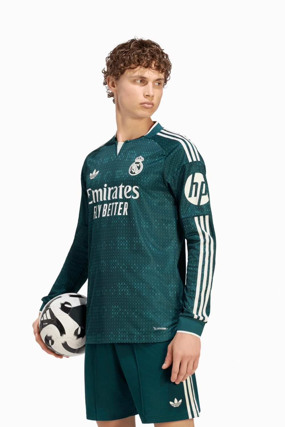 Футболка с длинными рукавами adidas Real Madrid 26/27 Away Authentic - зеленый