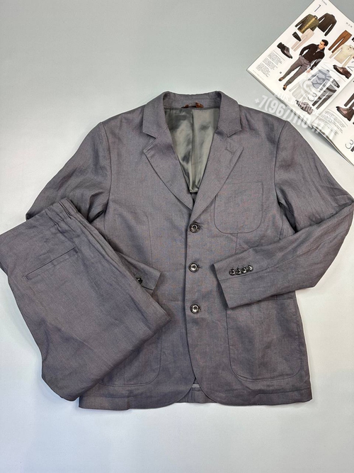 Льняной летний костюм Loro Piana