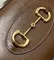 Маленькая женская сумка на плечо Gucci Horsebit 1955 коричневый