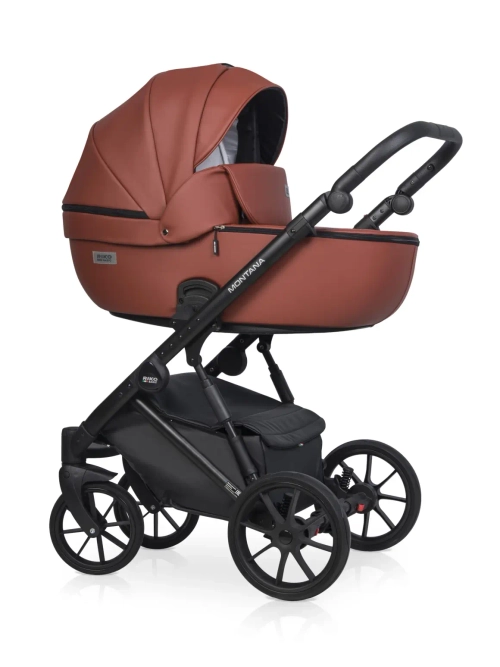 Коляска 2 в 1 Riko Basic Montana Ecco цвет 17 Maroon