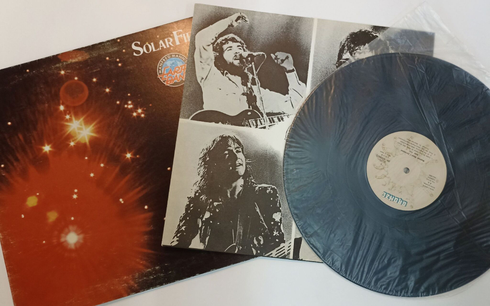 Винтажная виниловая пластинка LP Manfred Manns Earth Band Solar Fire (Spain 1973)