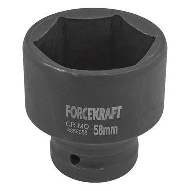 Головка ударная 1'', 58мм (6гр.) FORCEKRAFT FK-4858058