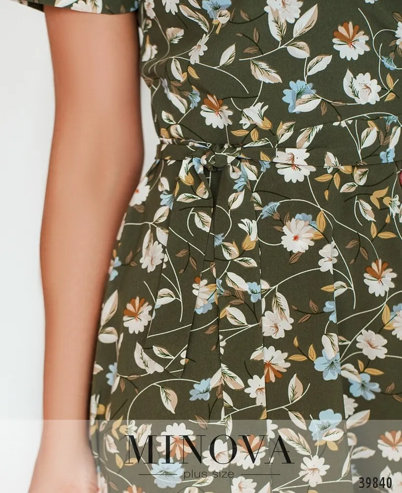 Платье 3152-оливка Minova