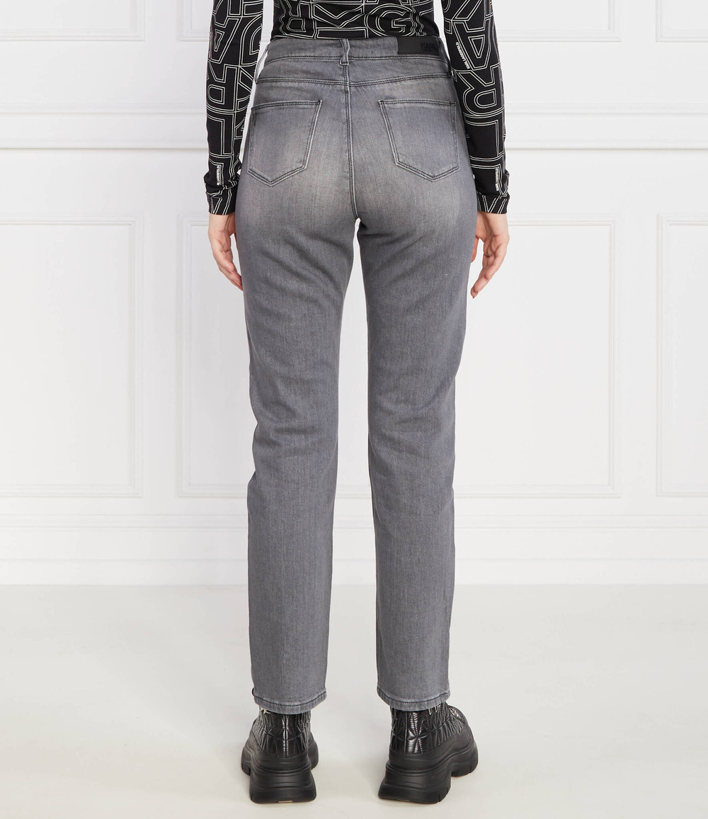 Джинсы rhinestone logo jeans Karl Lagerfeld - серый(235W1103)
