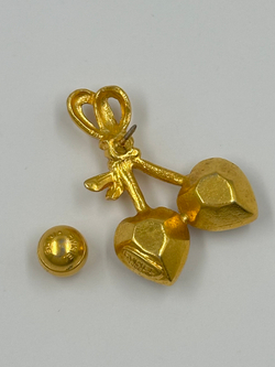 Брошь пин с сердечками Sonia Rykiel