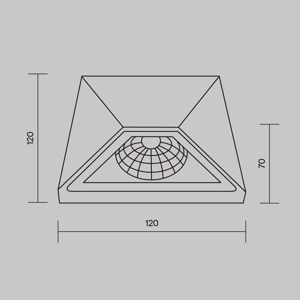 Светильник уличный настенный IP54 Beekman 3000К 6Вт