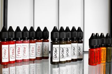 Пигмент для татуажа БРОВИ - корректор Красно-оранжевый / Red Orange