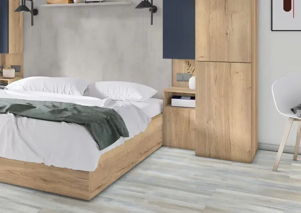 Мебельный щит ЛДСП Egger с кромкой ПВХ 2мм толщина 16 мм. Размер 400х2250х16 Цвет-Дуб Галифакс натуральный