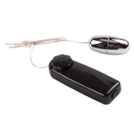 Серебристое виброяйцо Power Bullet Vibe