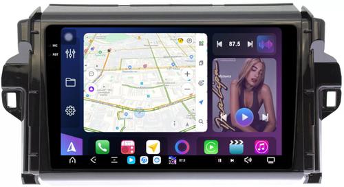 Магнитола для Toyota Fortuner 2015-2022 - FarCar S500-TS20 монитор 9.5" 2K QLED на Android 14, Быстрейшая, CarPlay, 4G SIM-слот
