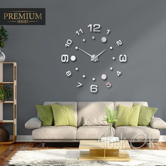 Настенные 3D часы Radius