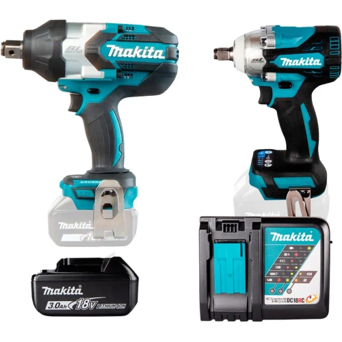 Аккумуляторные гайковёрты с комплектом питания Makita DTW1001Z-DTW300Z-191A25-2