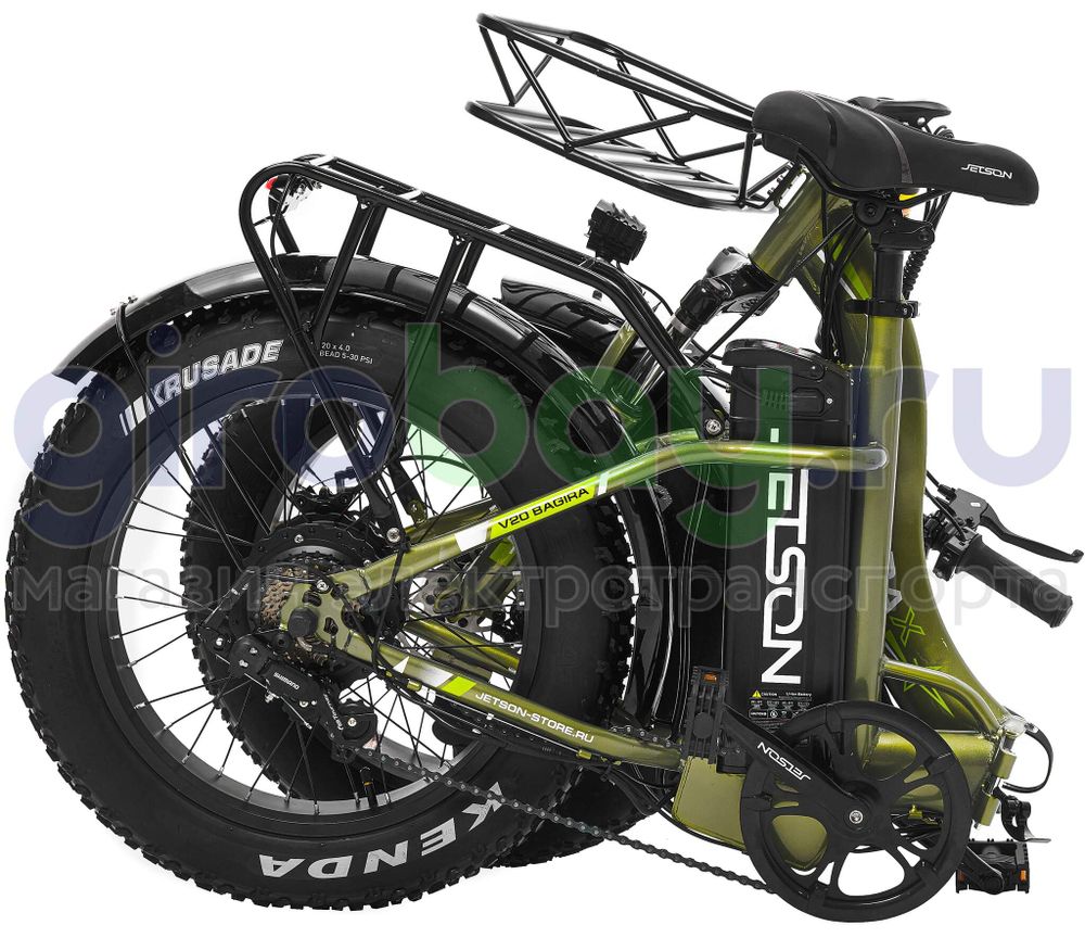 Электровелосипед Jetson V20 BAGIRA (48v/13Ah) - Хаки фото №8