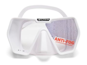 Маска Salvimar Drake Антифог для дайвинга белая