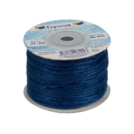 Шнур "Gamma", 2 мм, бечевка, цв.095 синий