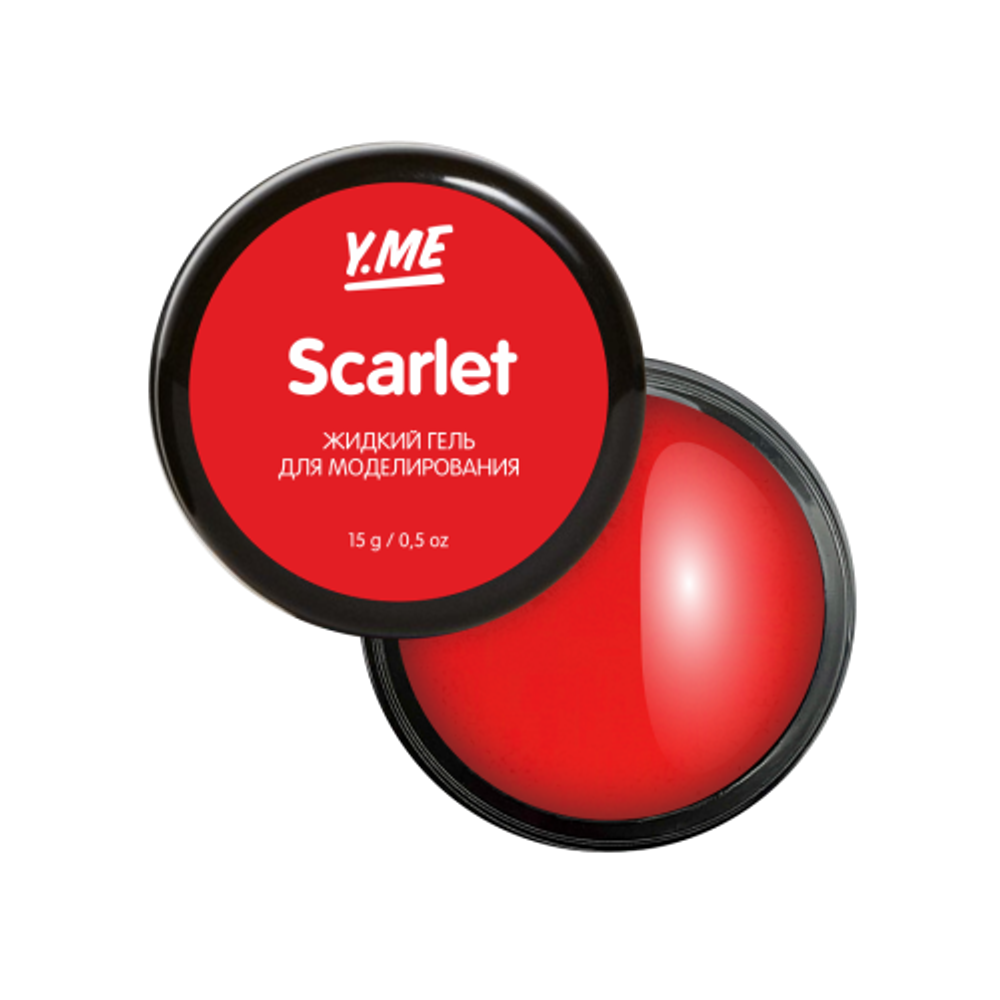 Y.me Гель Scarlet жидкий гель (Алый), 15мл