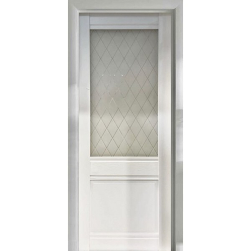 ДВЕРЬ МЕЖКОМНАТНАЯ СИЦИЛИЯ ПС ЦВЕТ ПВХ ЭМАЛЬ БЕЛАЯ 800