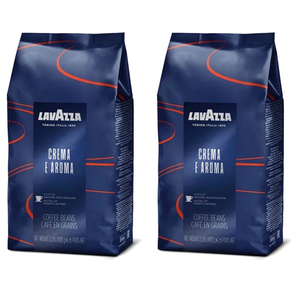 Кофе в зернах Lavazza Crema e Aroma Espresso 1 кг, 2 шт