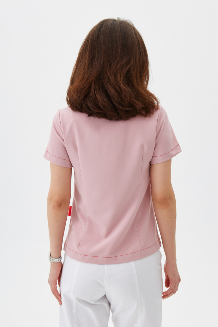 Топ медицинский женский Лаконико, роза