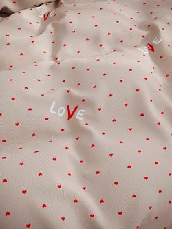 Постельное белье перкаль Сказка "Лав" 2-спальное Наволочка 50х70 см 2 шт Простынь 240x215 см Пододеяльник 175x215 см