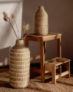Umma Большая бамбуковая ваза из натуральных волокон в натуральной отделке