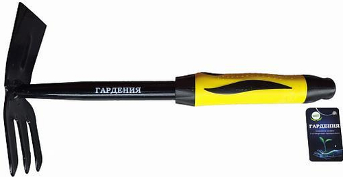 Мотыжка комб. Лопатка +3 прямых зубца   ГАРДЕНИЯ  (ТН ВЭД  8201300000)