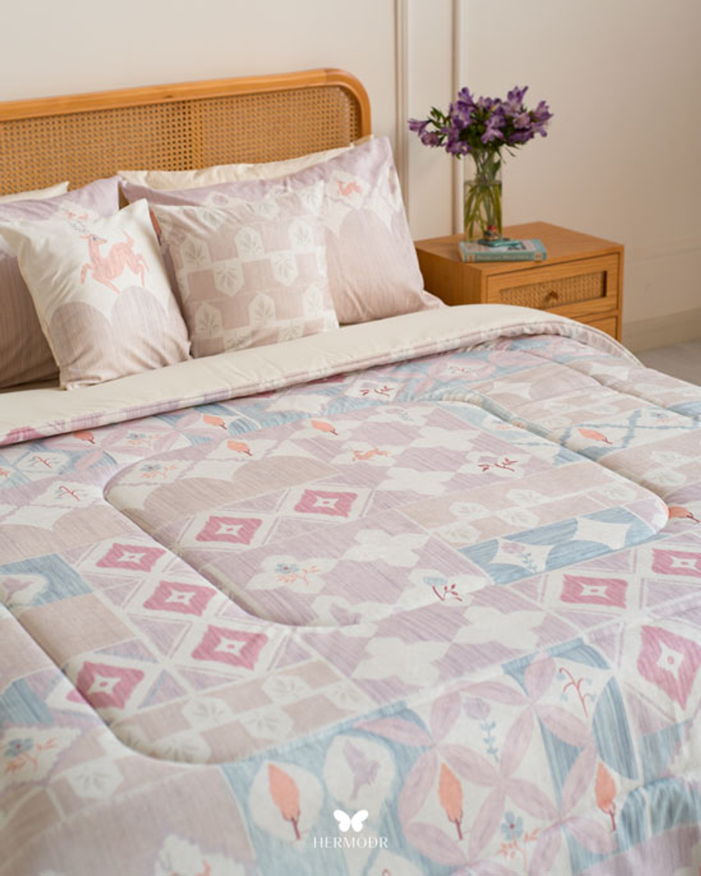 Комплект постельного белья двуспальный Jacket Hermodr 8 предметов 130220289 Иран