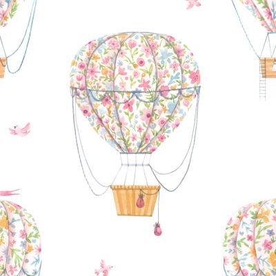 Цветочные воздушные шары.