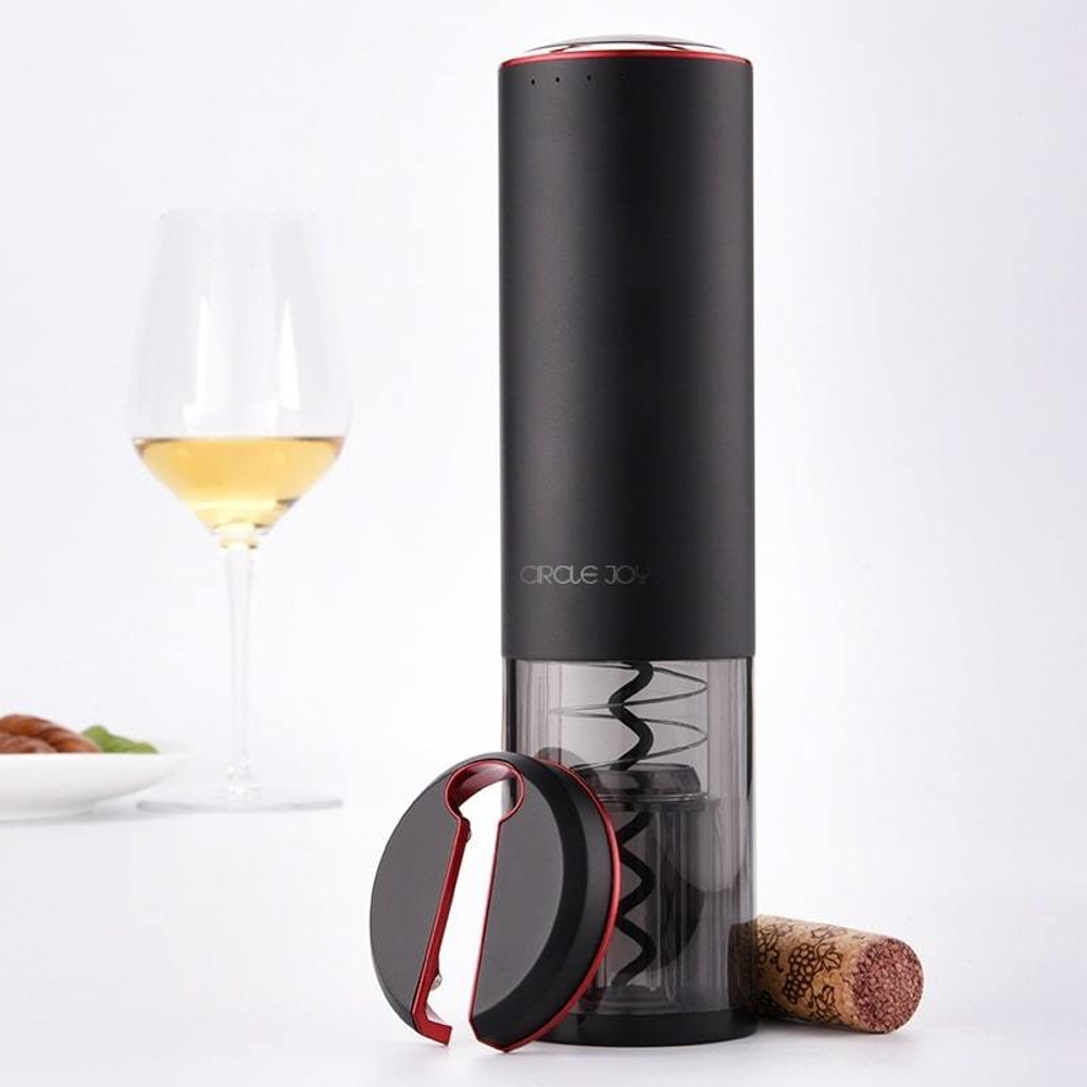 Электрический штопор Xiaomi Circle Joy Round Stainless Steel Electric Wine Opener Silver CJ-EKPQ02