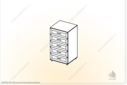 Комод Классика КМ-0,6