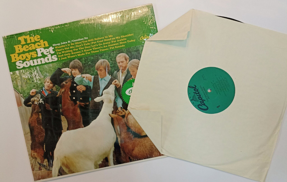 Винтажная виниловая пластинка The Beach Boys Pet Sounds (USA 1986)