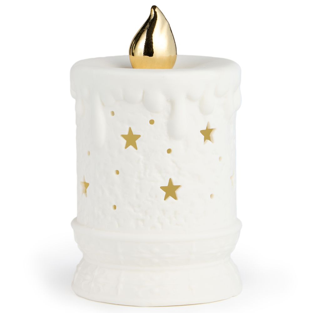 СТАТУЭТКА "СВЕЧА" С LED-ПОДСВЕТКОЙ 8,8Х8,8Х14,8 СМ