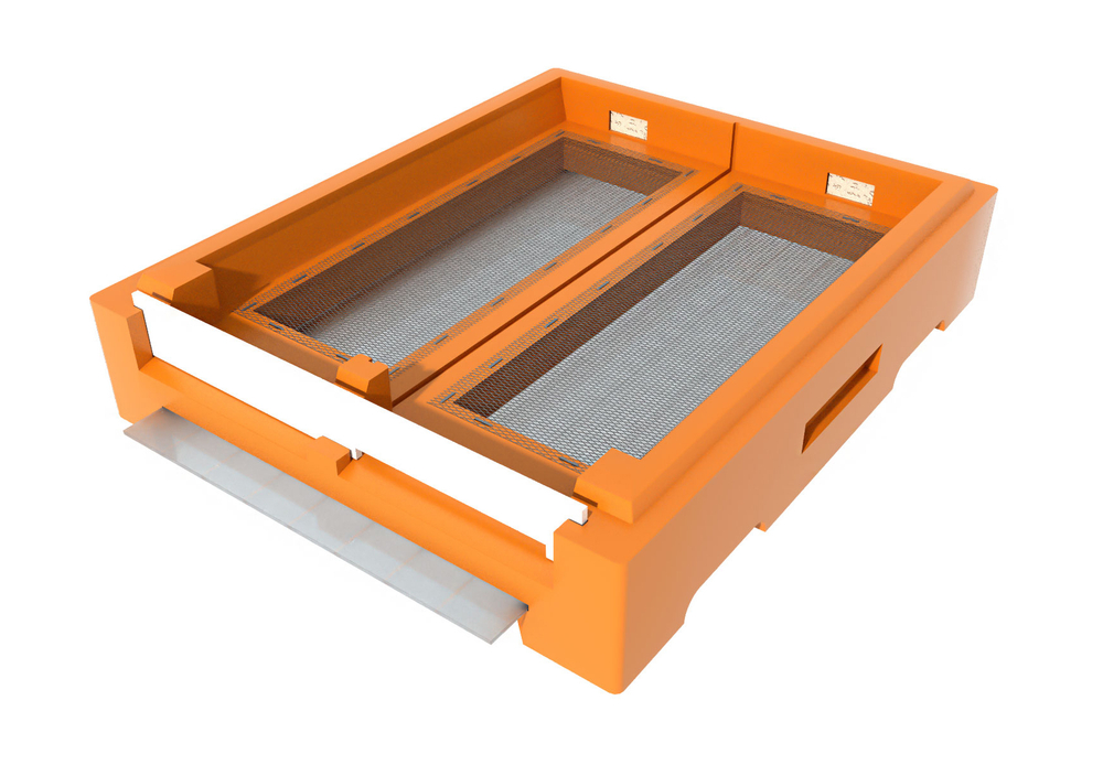 Дно 2.0 ППУ Нижегородец на 10 рамок с сеткой и летком