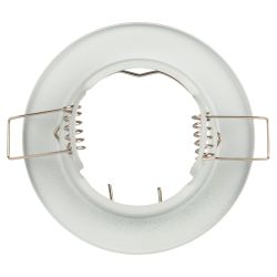 Встраиваемый светильник штампованный ЭРА ST1 SWH MR16 GU5.3 белый матовый | Штампованные встраиваемые светильники