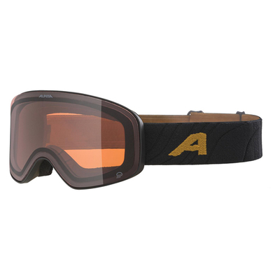 2025 Маска ALPINA Ladis S Q Black-Gold Matt/Q кат. 2