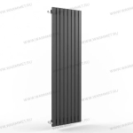 Радиатор WARMMET водяной настенный вертикальный Flat 60V (W) ГРАФИТ RAL7024