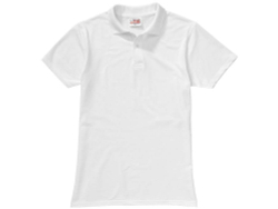 Поло First, материал: 100% хлопок пике, размер M, цвет белый цвет белый