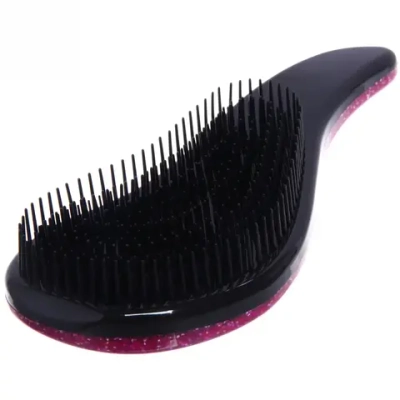 Расческа массажная «Компактная-блекс», цвет фиолетовый, 19см (в коробке)